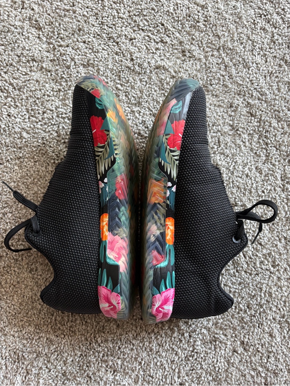 No Bull Womens Outwork Trainers- Floral